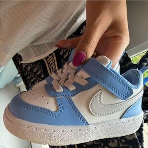 Nike Kids Sky Blue and White Sneakers